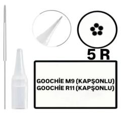 GOOCHIE M9 / R11 KAPŞONLU - R5 -Değiştirilebilir Kartuş Kalıcı Makyaj Cihaz Ucu ( İğne )