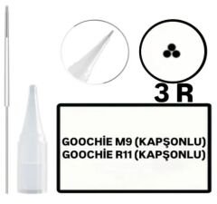 GOOCHIE M9 / R11 KAPŞONLU - R3 - Değiştirilebilir Kartuş Kalıcı Makyaj Cihaz Ucu ( İğne )
