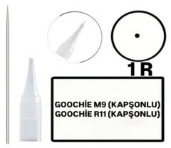 GOOCHIE M9 / R11 KAPŞONLU - R1 -Değiştirilebilir Kartuş Kalıcı Makyaj Cihaz Ucu (İğne)