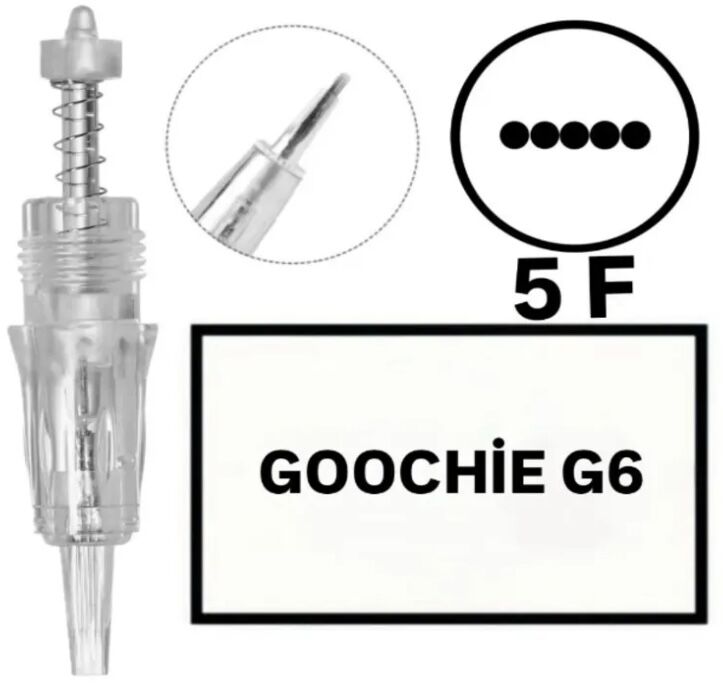 GOOCHIE G6 - F5 - Değiştirilebilir Kartuş Kalıcı Makyaj Cihazı Ucu (İğne)