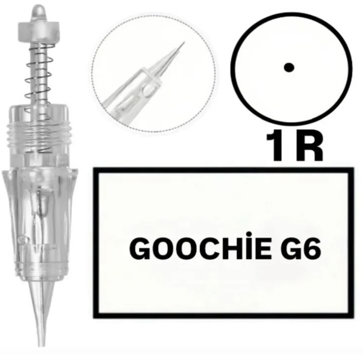 GOOCHIE G6 - R1 - Değiştirilebilir Kartuş Kalıcı Makyaj Cihazı Ucu (İğne)