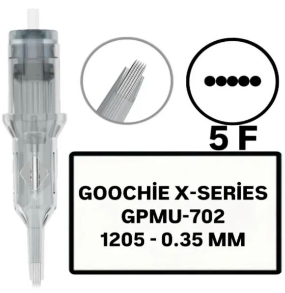 GOOCHIE X-SERIES GPMU-702-1205 - F -0.35mm - Tattoo Cihaz Ucu (İğne)