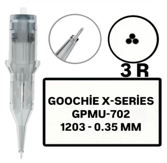 GOOCHIE X-SERIES GPMU-702-1203- R -0.35mm -  Tatto Cihaz Ucu (İğne)