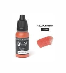 PM 202 Crimson - ( Kıpkırmızı ) Kalıcı Makyaj Pigmenti