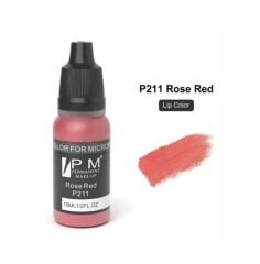 PM 211 Rose Red - ( Gül Kırmızı ) Kalıcı Makyaj Pigmenti