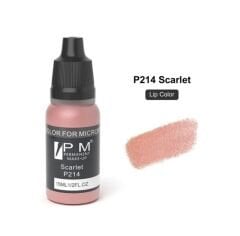 PM 214 Scarlet - ( Nude ) Kalıcı Makyaj Pigmenti