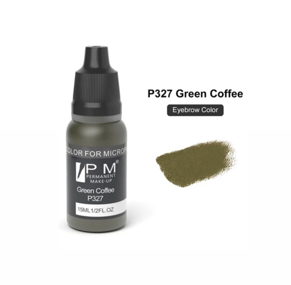 PM 327 Green Coffee - (Haki - Yeşil Kahverengi) Kalıcı Makyaj Pigmenti