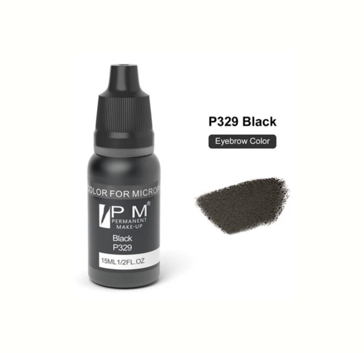 PM 329 Black - ( Siyah ) Kalıcı Makyaj Pigmenti