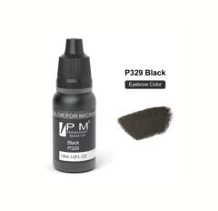 PM 329 Black - ( Siyah ) Kalıcı Makyaj Pigmenti