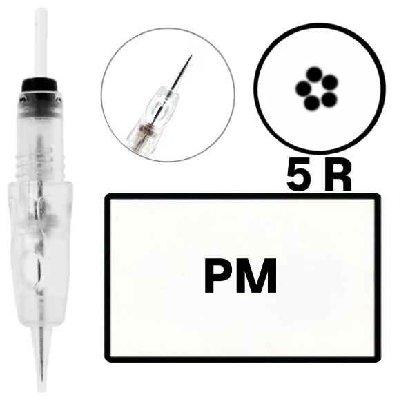 PM - R5 - Değiştirilebilir Kartuş Kalıcı Makyaj Ucu (İğne)