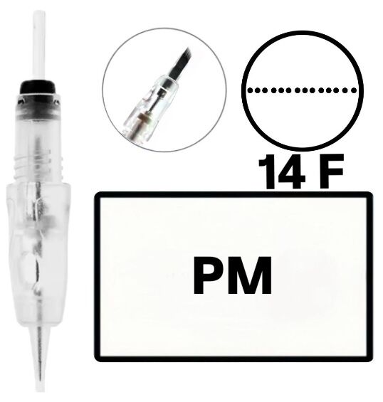 PM - F14 - Değiştirilebilir Kartuş Kalıcı Makyaj Ucu (İğne)