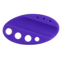 Kalıcı Makyaj Pota - Boya Kabı Standı Kaymaz Silikon (Purple)