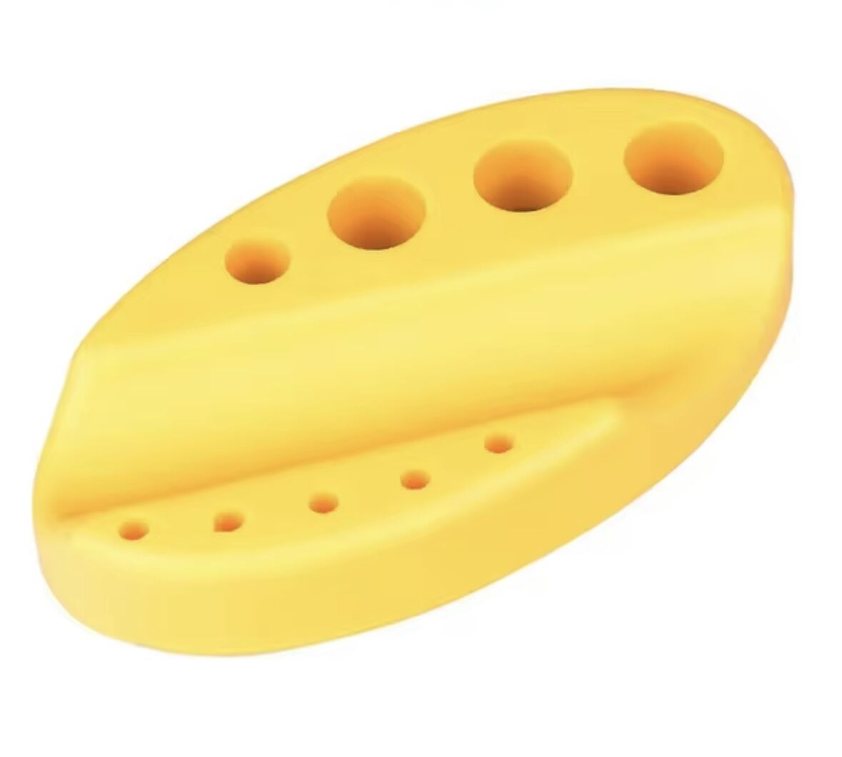 Kalıcı Makyaj Pota - Boya Kabı Standı Kaymaz Silikon (Yellow)