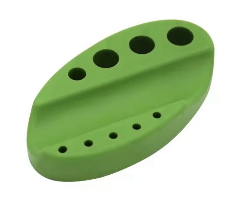 Kalıcı Makyaj Pota - Boya Kabı Standı Kaymaz Silikon (Green)
