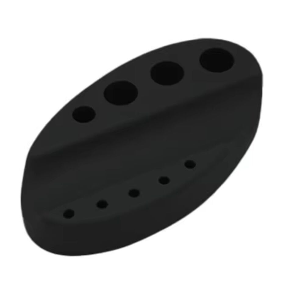 Kalıcı Makyaj Pota - Boya Kabı Standı Kaymaz Silikon (Black)