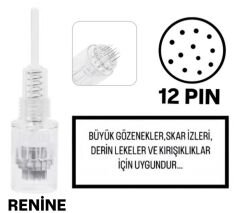 Renine - 12 PIN Değiştirilebilir Kartuş Dermapen Ucu (İğne)