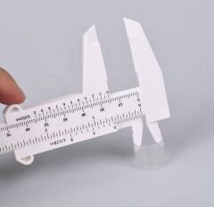 Kalıcı Makyaj & Microblading Kaş Ölçüm Cetveli Plastik Kumpas