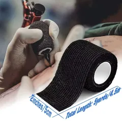 Kalıcı Makyaj Cihazı Kalem Bandı - Elastik Kalem Sargısı  (Black)