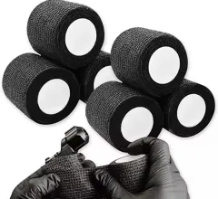 Kalıcı Makyaj Cihazı Kalem Bandı - Elastik Kalem Sargısı  (Black)