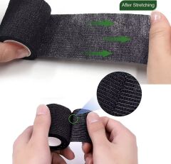 Kalıcı Makyaj Cihazı Kalem Bandı - Elastik Kalem Sargısı  (Black)