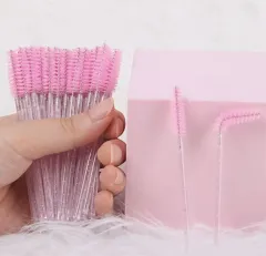 Kaş & Kirpik Fırçası Kıvrılabilen Kristal Uç (Pink)