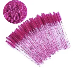 Kaş & Kirpik Fırçası Kıvrılabilen Kristal Uç (Rose Pink)