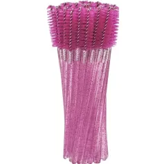 Kaş & Kirpik Fırçası Kıvrılabilen Kristal Uç (Rose Pink)