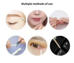 Kalıcı Makyaj Ahşap Pamuklu Microbrush