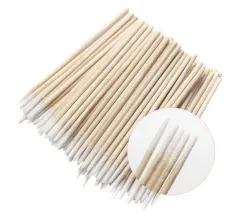 Kalıcı Makyaj Ahşap Pamuklu Microbrush