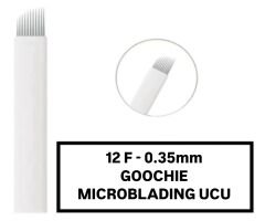 GOOCHIE 12F - 0.35mm Microblading Kalemi Değiştirilebilir Kartuş Uç ( İğne )