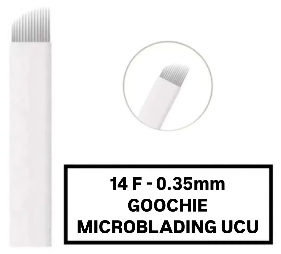 GOOCHIE 14F - 0.35 Microblading Kalemi Değiştirilebilir Kartuş Uç (İğne)