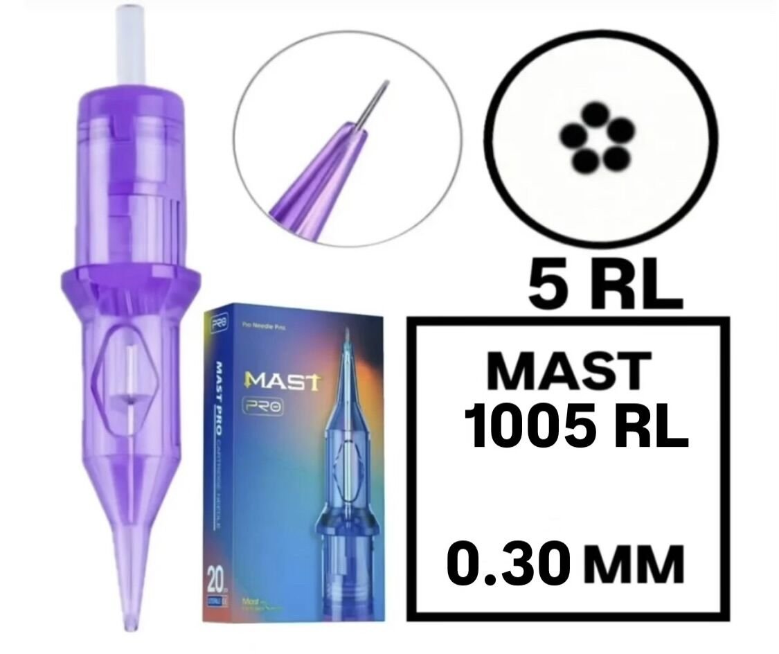 MAST PRO 1005 - RL - 0.30mm TATTOO VE KALICI MAKYAJ İĞNESİ